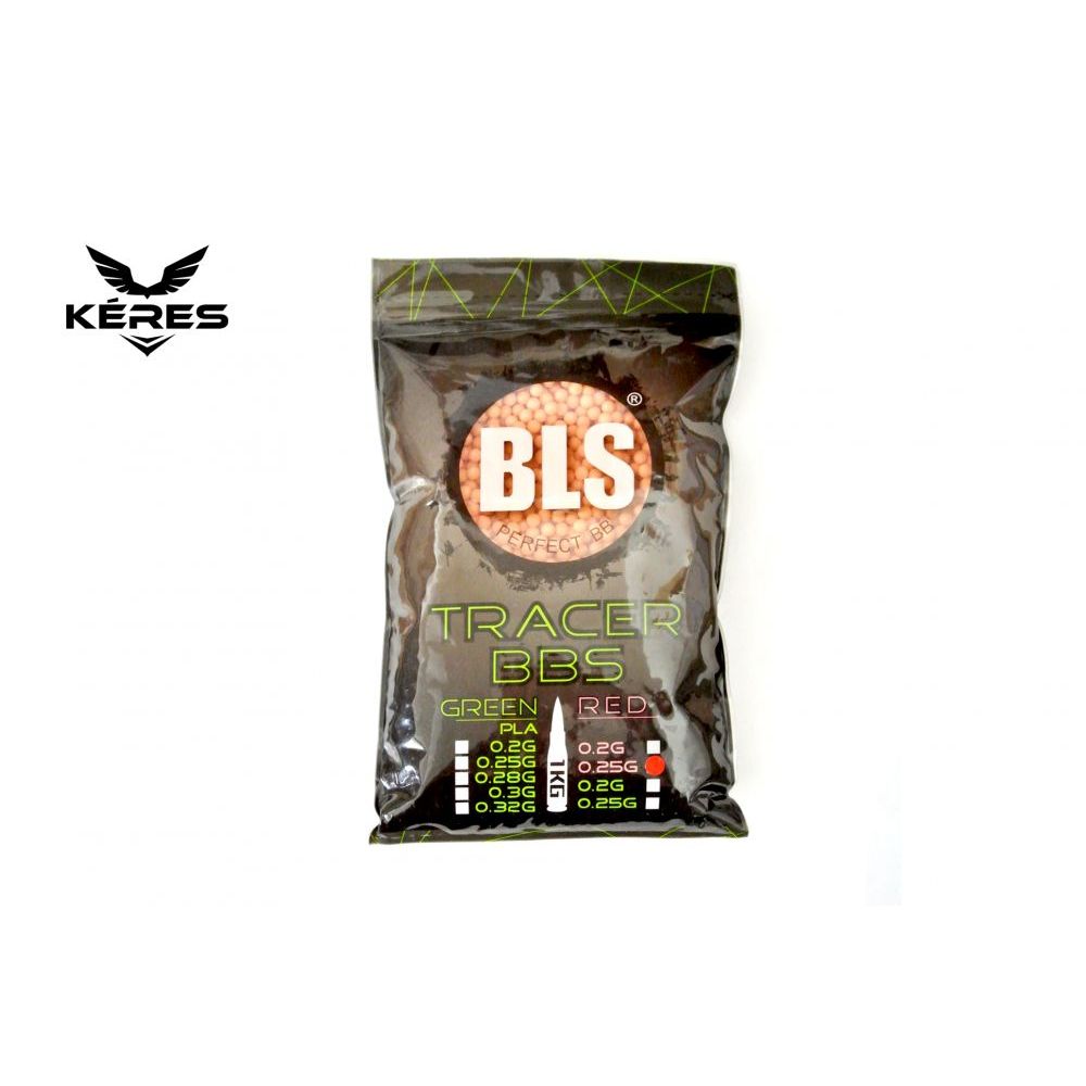 Nasvětlovací kuličky Tracer - červené 0.25g/4000ks - 1 Kg - BLS