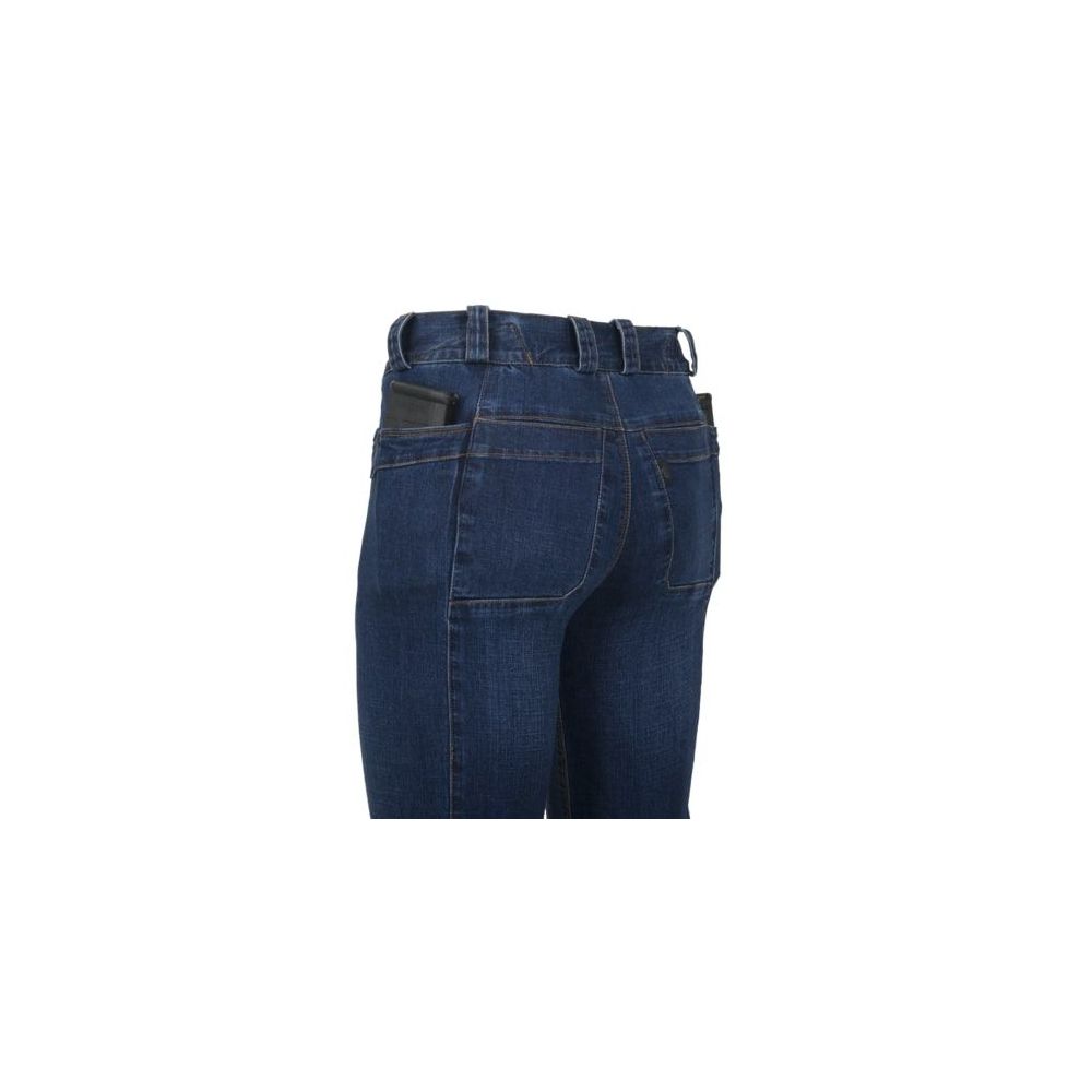Kalhoty COVERT TACTICAL PANTS® - Denim Mid - Vintage Worn Blue - Helikon-Tex®
