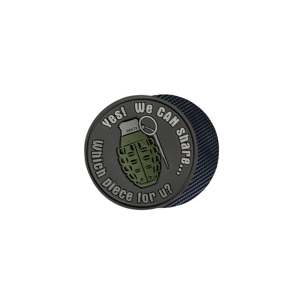 Nášivka Granát " WE CAN SHARE" - PVC - Helikon-Tex