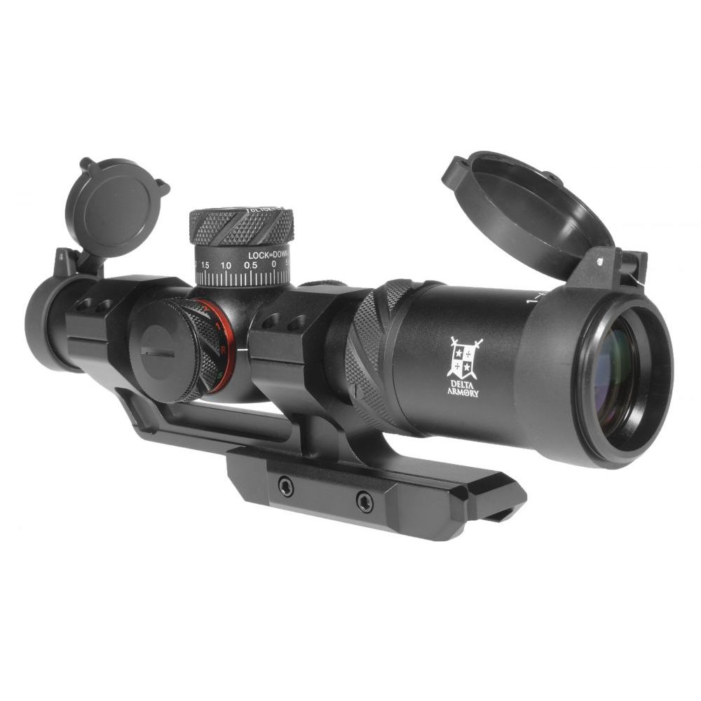 Puškohled LPVO 1-6x24IR s podsvíceným křížem - Delta Armory