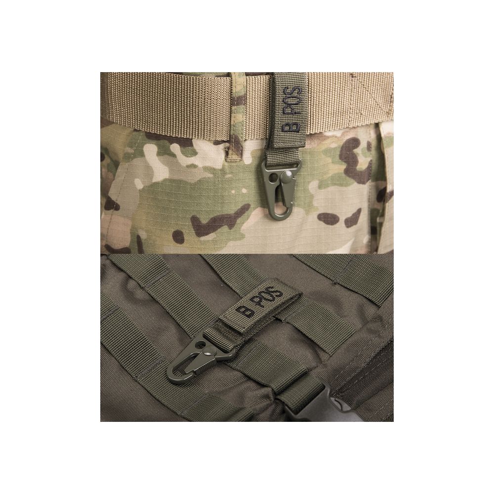 Taktická klíčenka s krevní skupinou - olivová   - MIL-TEC